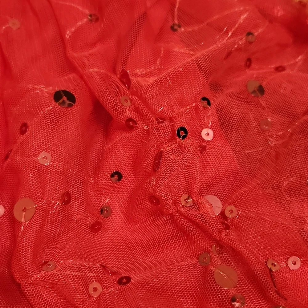 Rue21 Womens Red Sequin Dress Size XL - Picture 5 of 10